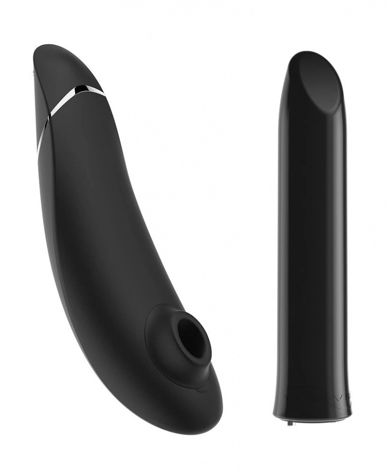 Лимитированный набор "Womanizer Premium + We-Vibe Tango" черный 